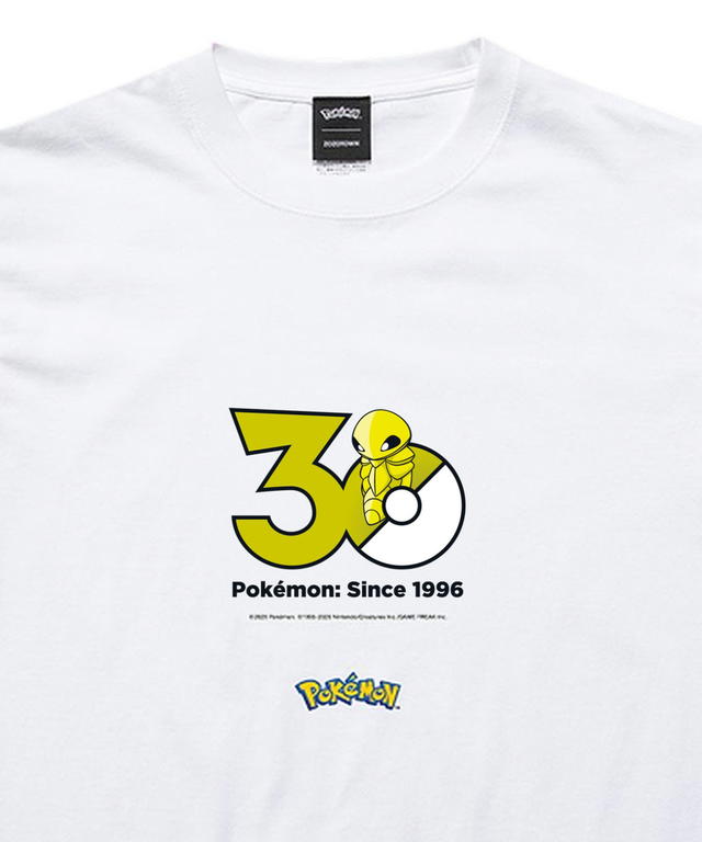 Pokemon Pokemon 30th Anniversary 1025 T-shirt "Kakuna" Collection presented by ZOZOTOWN - view 2