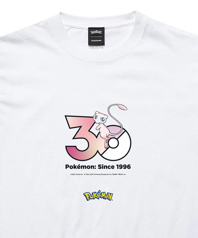 Pokemon Pokemon 30th Anniversary 1025 T-shirt "Mew" Collection presented by ZOZOTOWN - view 2