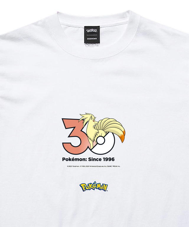 Pokemon Pokemon 30th Anniversary 1025 T-shirt "Ninetales" Collection presented by ZOZOTOWN - view 2