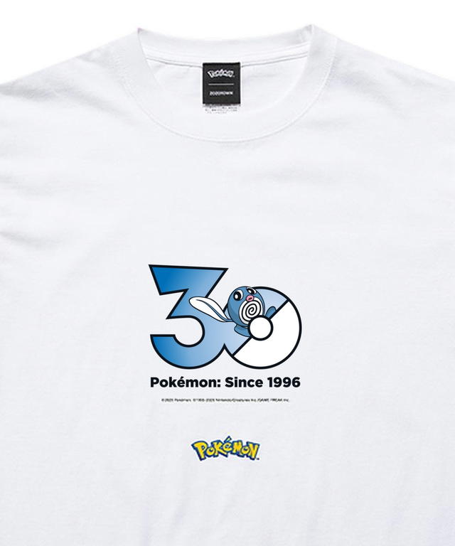 Pokemon Pokemon 30th Anniversary 1025 T-shirt "Poliwag" Collection presented by ZOZOTOWN - view 2