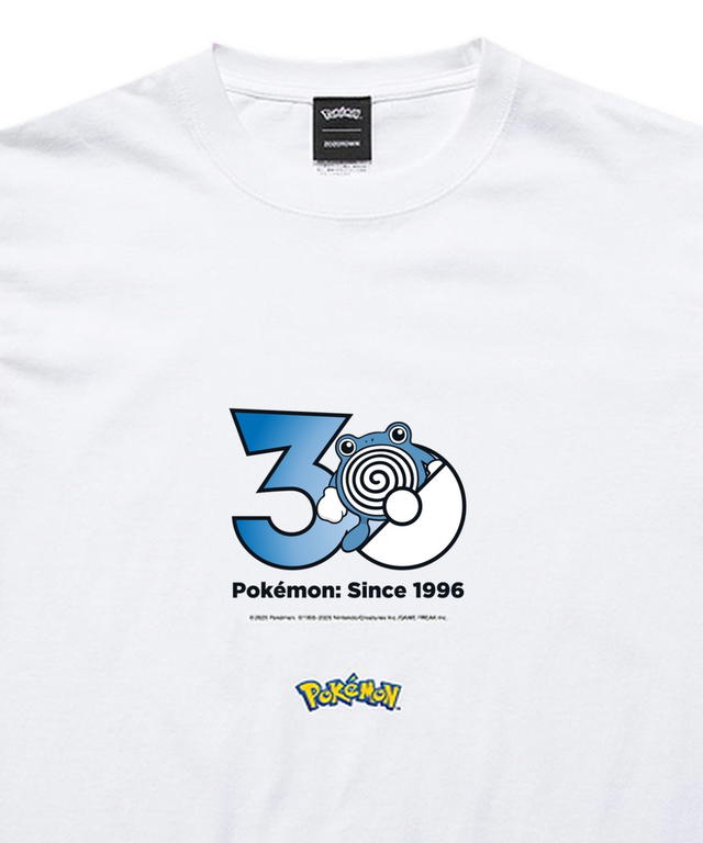 Pokemon Pokemon 30th Anniversary 1025 T-shirt "Poliwhirl" Collection presented by ZOZOTOWN - view 2