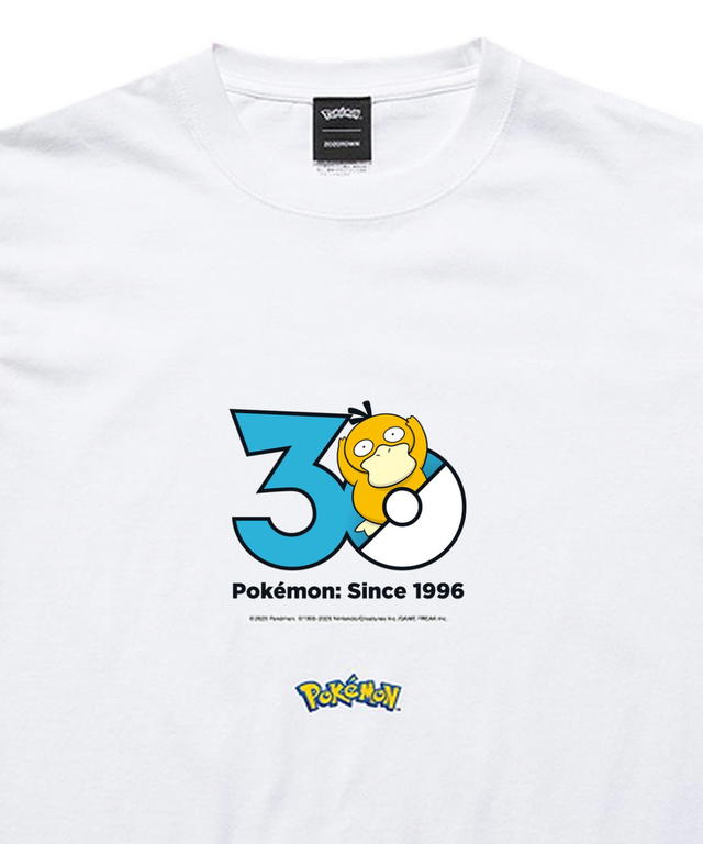 Pokemon Pokemon 30th Anniversary 1025 T-shirt "Psyduck" Collection presented by ZOZOTOWN - view 2