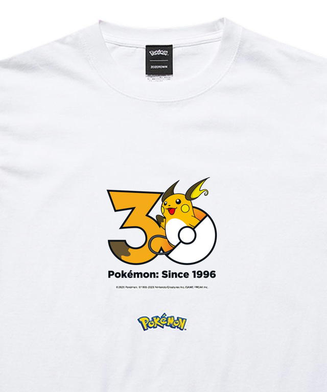 Pokemon Pokemon 30th Anniversary 1025 T-shirt "Raichu" Collection presented by ZOZOTOWN - view 2