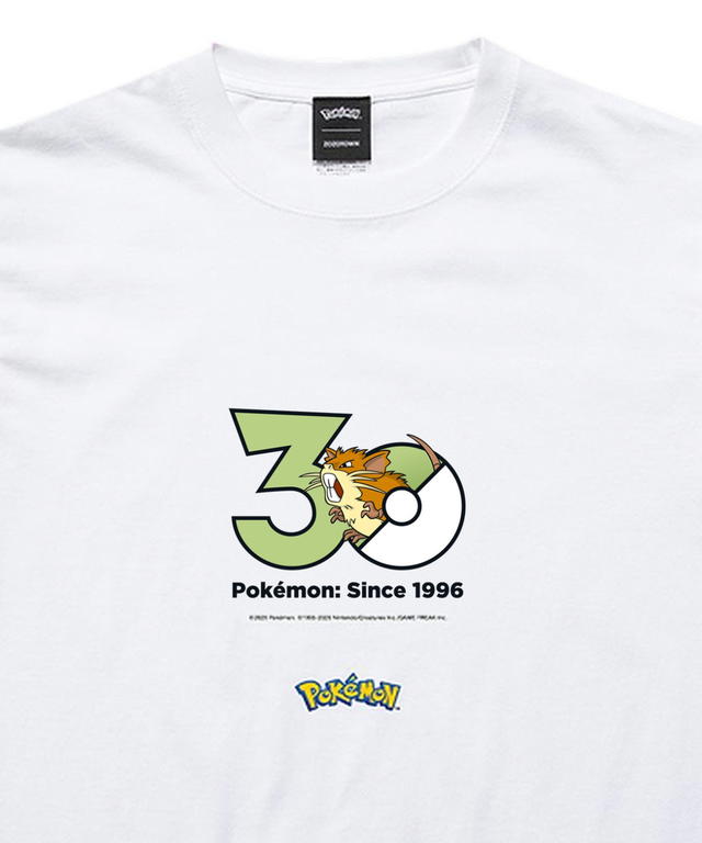 Pokemon Pokemon 30th Anniversary 1025 T-shirt "Raticate" Collection presented by ZOZOTOWN - view 2