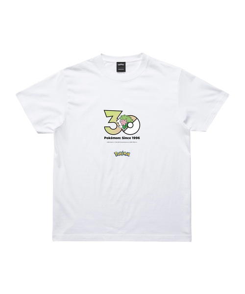 Pokemon Pokemon 30th Anniversary 1025 T-shirt "Shaymin (Land Forme)" Collection presented by ZOZOTOWN