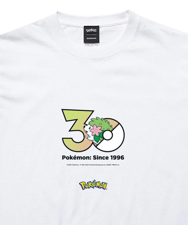 Pokemon Pokemon 30th Anniversary 1025 T-shirt "Shaymin (Land Forme)" Collection presented by ZOZOTOWN - view 2