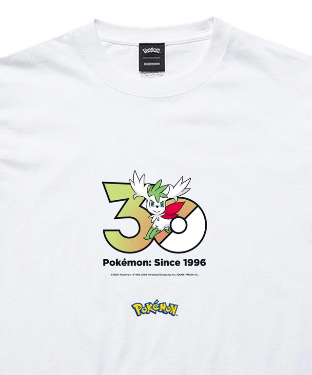 Pokemon Pokemon 30th Anniversary 1025 T-shirt "Shaymin (Sky Forme)" Collection presented by ZOZOTOWN - view 2