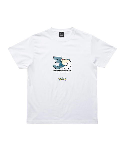 Pokemon Pokemon 30th Anniversary 1025 T-shirt "Snorlax" Collection presented by ZOZOTOWN