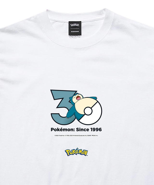 Pokemon Pokemon 30th Anniversary 1025 T-shirt "Snorlax" Collection presented by ZOZOTOWN - view 2