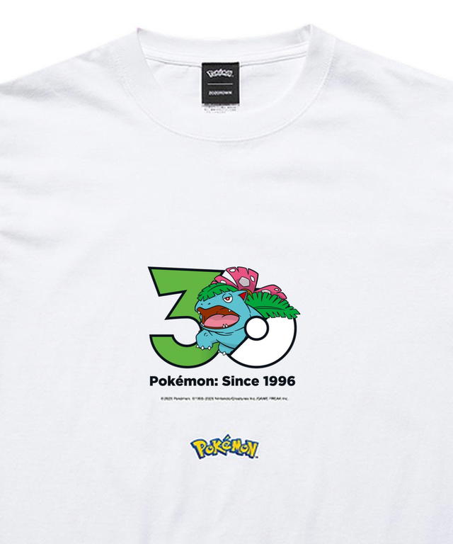 Pokemon Pokemon 30th Anniversary 1025 T-shirt "Venusaur" Collection presented by ZOZOTOWN - view 2