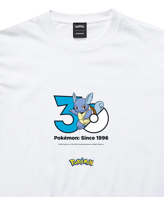 Pokemon Pokemon 30th Anniversary 1025 T-shirt "Wartortle" Collection presented by ZOZOTOWN - view 2