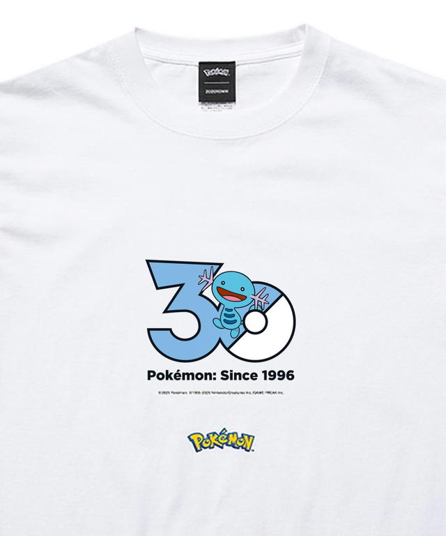 Pokemon Pokemon 30th Anniversary 1025 T-shirt "Wooper" Collection presented by ZOZOTOWN - view 2