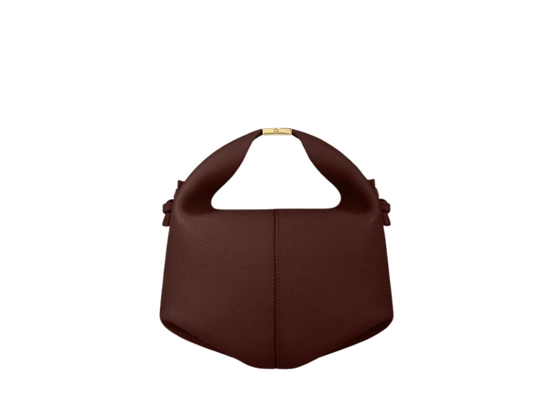 Polene Polene Beri In Grain Textured Calf Leather Sandalwood