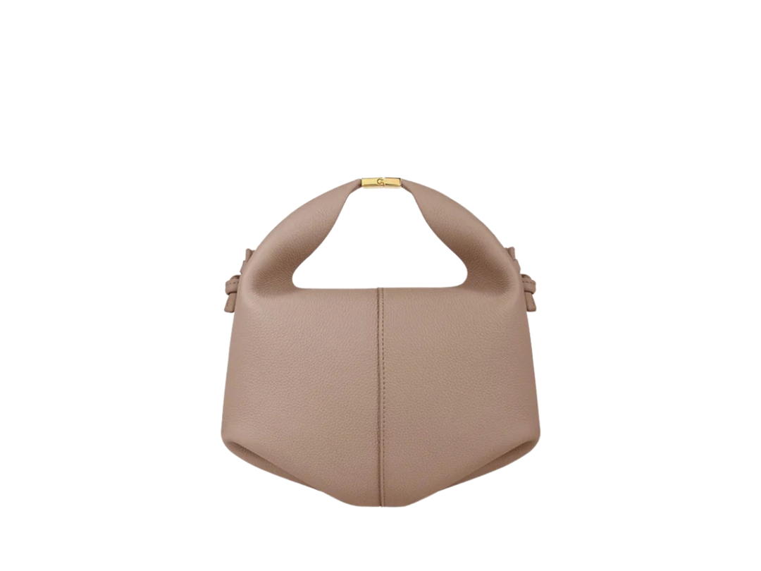Polene Polene Beri In Grain Textured Calf Leather Taupe