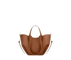 Buy Polene Cyme Mini In Italian Full-Grain Textured Calf Leather Camel at Sasom – Authentic and Ready to Ship
