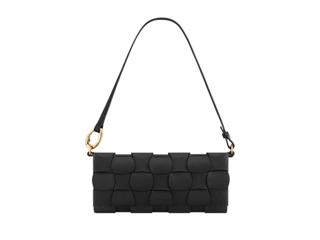 Polene Polene Neiti In Smooth And Full Grain Textured Calf Leathers Black
