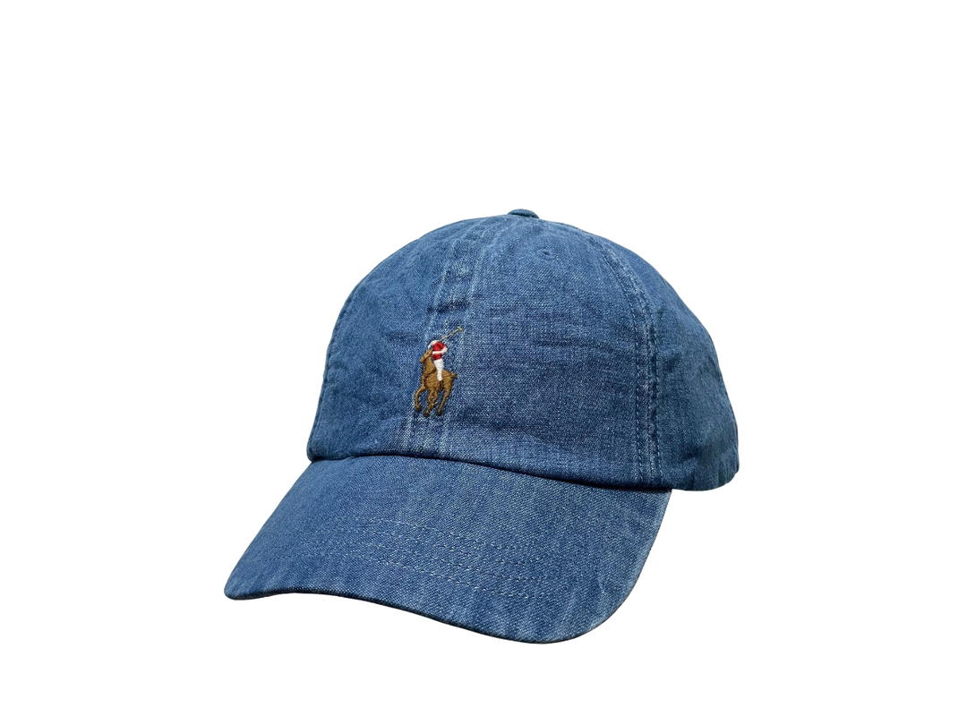 Polo Ralph Lauren Polo Ralph Lauren Chambray Baseball Cap Blue