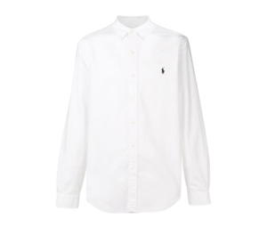 Buy Polo Ralph Lauren Classic Fit Garment-Dyed Oxford Shirt White at Sasom – Authentic and Ready to Ship
