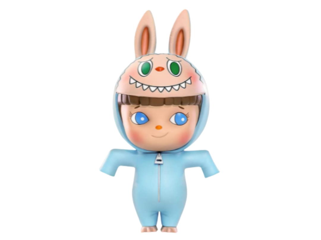 Pop Mart (เช็คการ์ด) Pop Mart The Monsters LABUBU Boy 200% Figurine