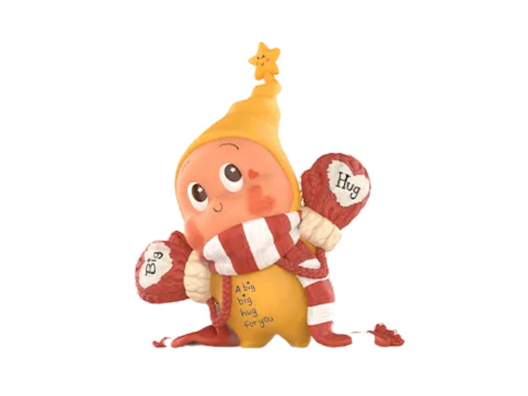 Pop Mart (เช็คการ์ด) Pop Mart A Big Hug (Twinkle Twinkle The Gifts From Stars Series Figures)