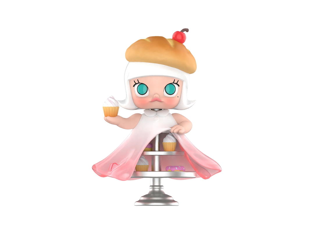 Pop Mart (เช็คการ์ด) Pop Mart Afternoon Tea (Molly Carb Lover Series Figures)