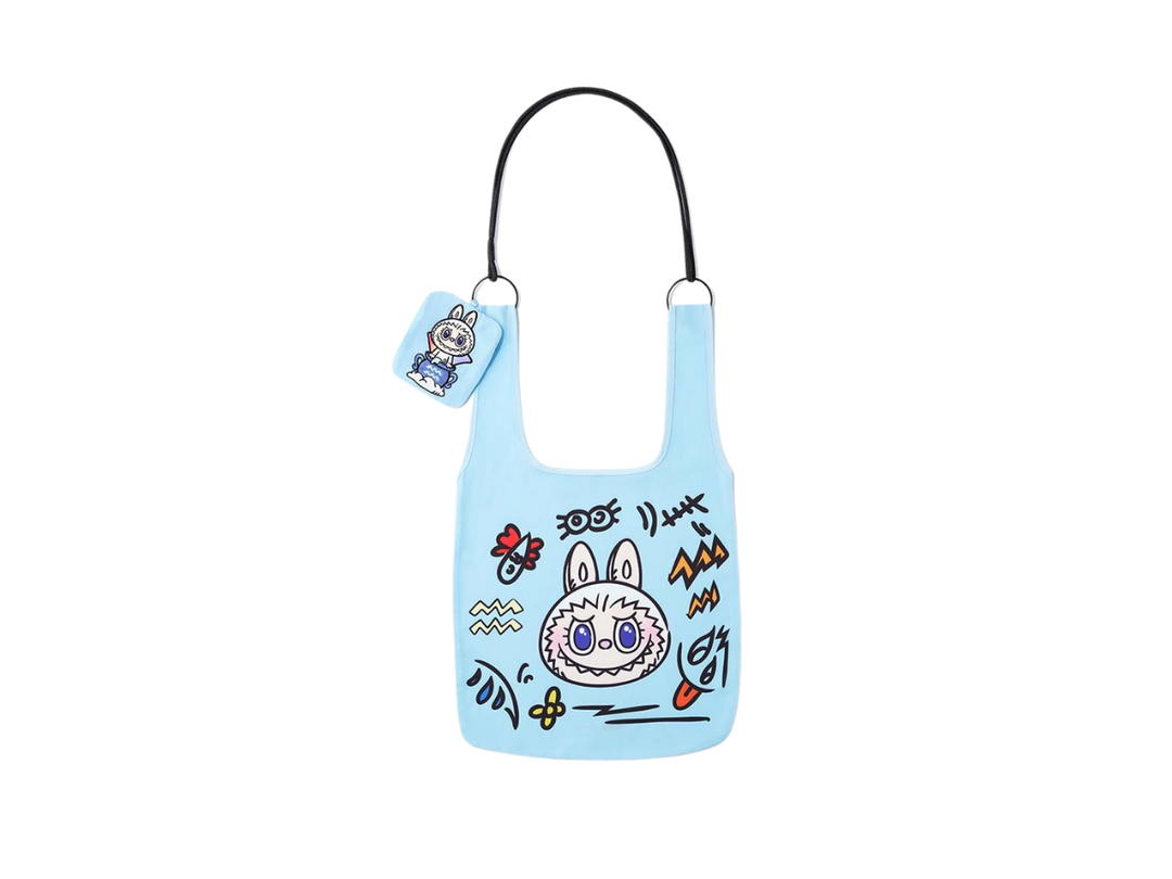Pop Mart (เช็คการ์ด) Pop Mart Aquarius (Labubu THE MONSTERS Constellation Series-Blind Box Messenger Bag)