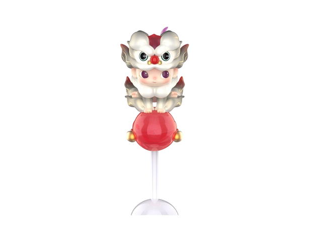 Pop Mart (เช็คการ์ด) Pop Mart Auspicious Lion (Loong Presents the Treasure Series Figures Regular Version) Secret Edition - view 1