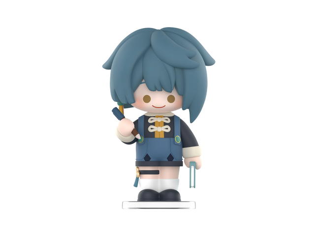 Pop Mart (เช็คการ์ด) Pop Mart Author Xingqiu (Genshin Impact Dress-Up Dreams Themed Chibi Series Figures) - view 1