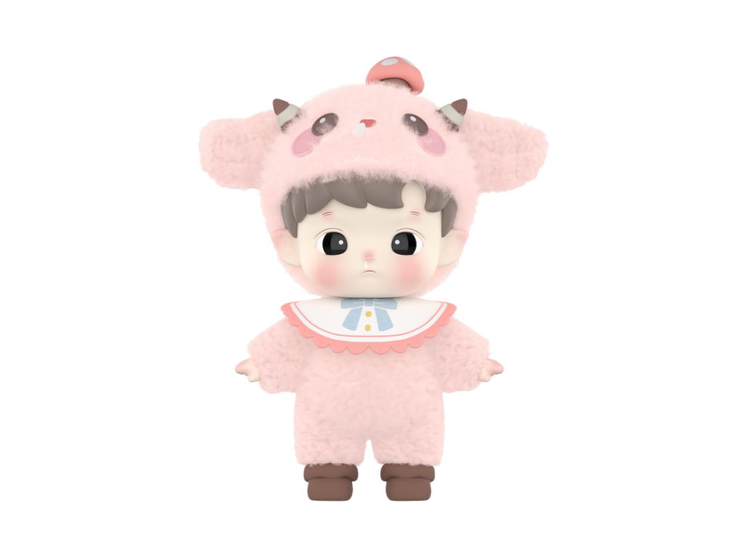 Pop Mart (เช็คการ์ด) Pop Mart Baa Baa Sheep (HACIPUPU Snuggle With You Series Figures)