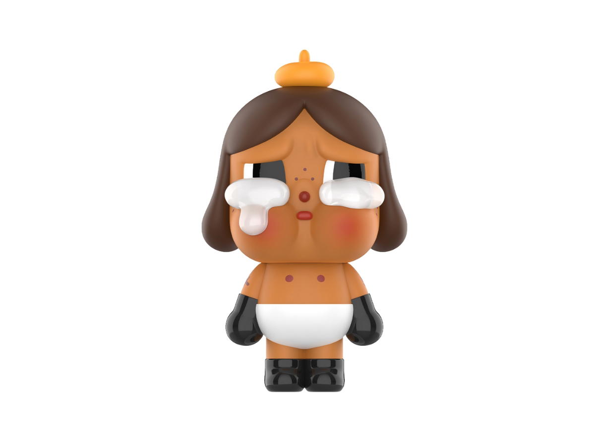 Pop Mart (เช็คการ์ด) Pop Mart BABY BROWN (CRYBABY Crying Again Series Figures)
