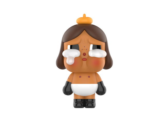 Pop Mart (เช็คการ์ด) Pop Mart BABY BROWN (CRYBABY Crying Again Series Figures) - view 1