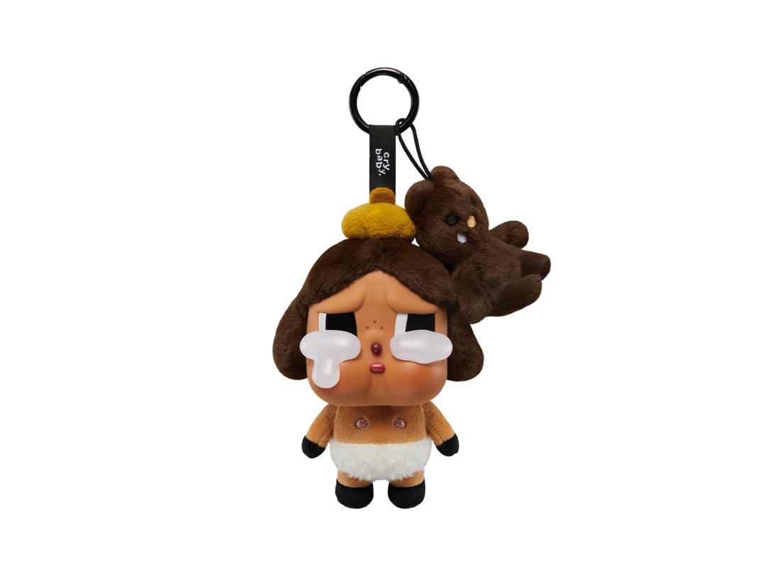 Pop Mart (เช็คการ์ด) Pop Mart Baby Brown (Crybaby Crying Again Series-Vinyl Face Plush Blind Box) Secret Edition