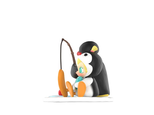 Pop Mart Pop Mart Baby Molly × PINGU Fishing Time Figure - view 3