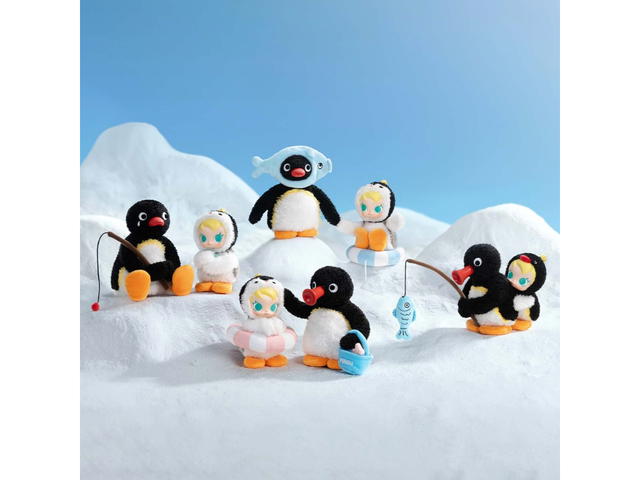 Pop Mart Pop Mart Baby Molly × Pingu Happy Fishing Series-Vinyl Plush Pendant Blind Box Single Box - view 2