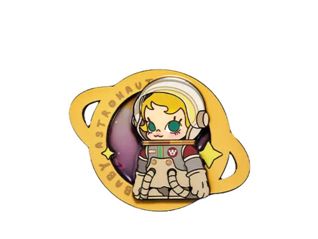 Pop Mart (เช็คการ์ด) Pop Mart Baby Molly When I was Three! Baby Astronaut (Series-Fridge Magnet Blind Box) - view 1