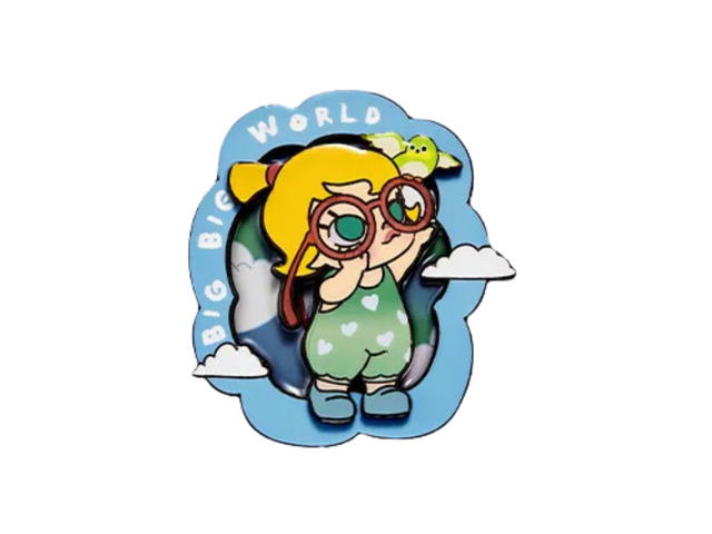 Pop Mart (เช็คการ์ด) Pop Mart Baby Molly When I was Three! Big Big World (Series-Fridge Magnet Blind Box) - view 1