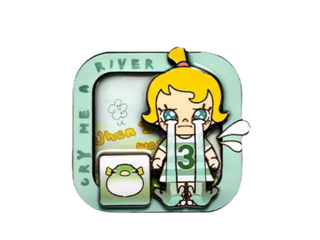 Pop Mart (เช็คการ์ด) Pop Mart Baby Molly When I was Three! Cry Me a River (Series-Fridge Magnet Blind Box) - view 1