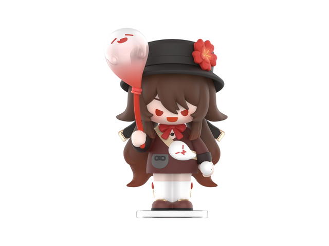 Pop Mart (เช็คการ์ด) Pop Mart Balloon Seller Hu Tao (Genshin Impact Dress-Up Dreams Themed Chibi Series Figures) - view 1