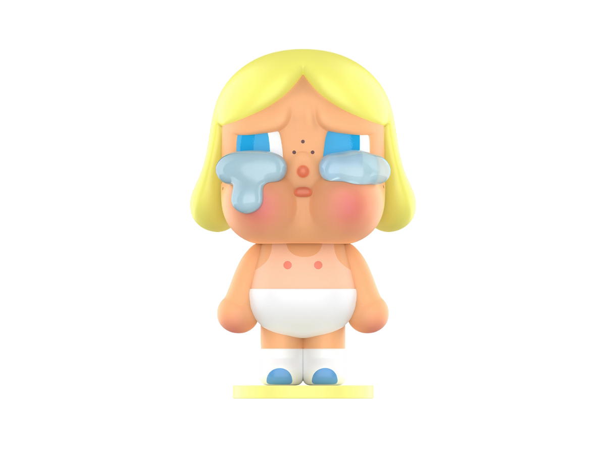 Pop Mart (เช็คการ์ด) Pop Mart BABY BLONDE (CRYBABY Crying Again Series Figures)