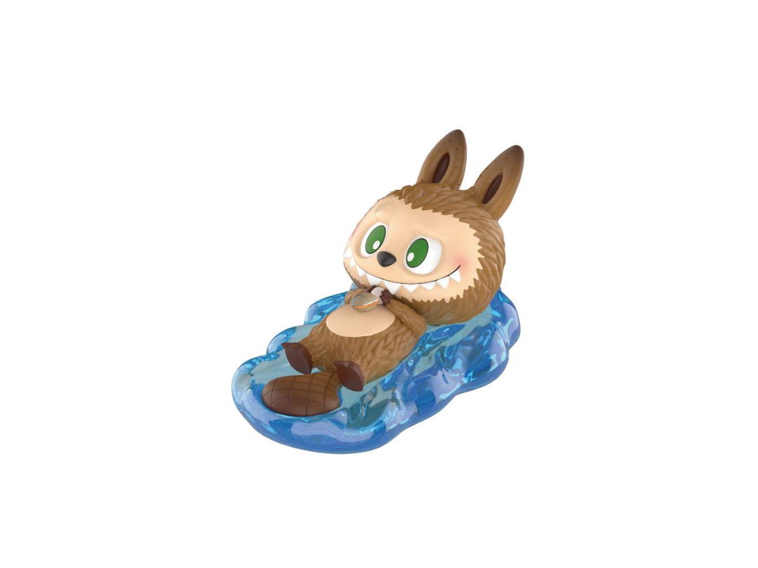Pop Mart (เช็คการ์ด) Pop Mart Labubu Beaver (THE MONSTERS Animals Series) Secret