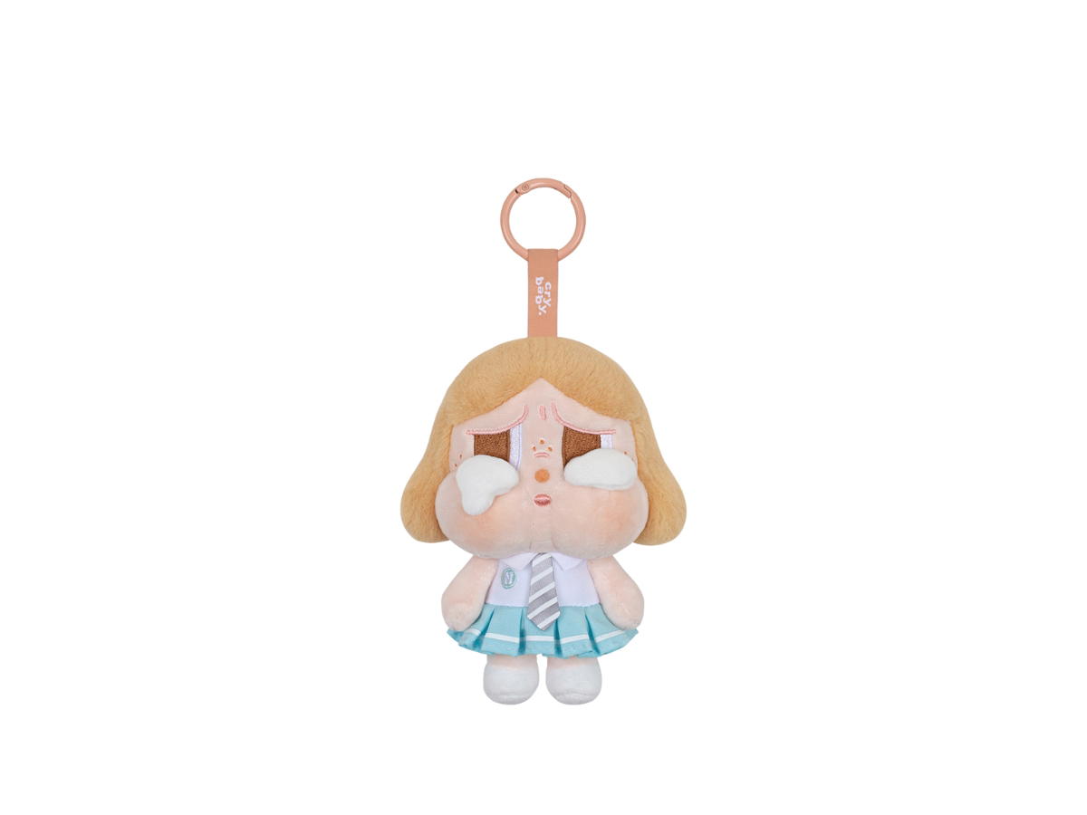 Pop Mart (เช็คการ์ด) Pop Mart Beige Blue (Crybaby Sunset Concert Series-Plush Pendant Blind Box)