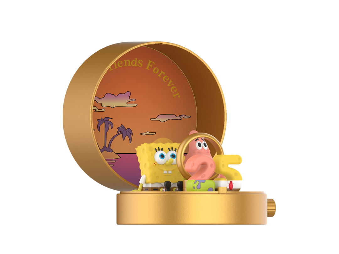 Pop Mart (เช็คการ์ด) Pop Mart Best Friends Forever (SpongeBob SquarePants Carnival Anniversary Series Scene Sets) Secret Edition