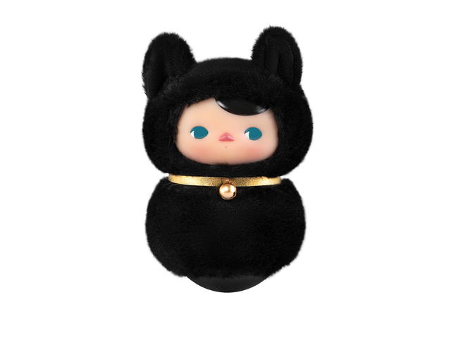 Pop Mart (เช็คการ์ด) Pop Mart Black Cat (Pucky Roly-Poly Kitty Series-Vinyl Plush Blind Box) - view 1