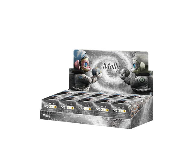 Pop Mart (เช็คการ์ด) Pop Mart Blind Box Molly Anniversary Sculpture Classic Return Series (Original Box of 10 Different Model) - view 1