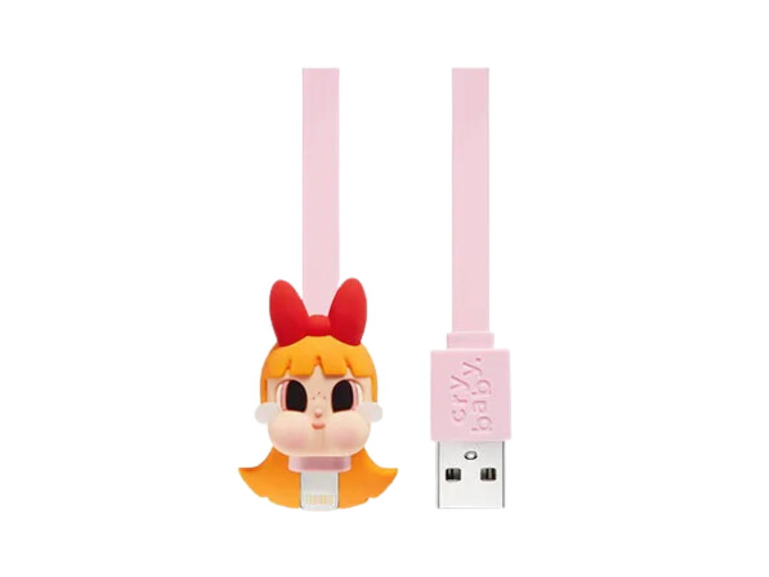 Pop Mart (เช็คการ์ด) Pop Mart Blossom CRYBABY × Powerpuff Girls Series-Cable Blind Box