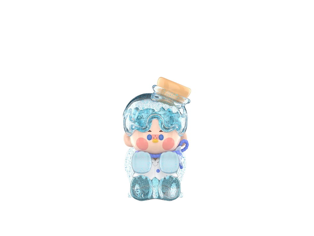 Pop Mart (เช็คการ์ด) Pop Mart Bluebird Wish Jar (Pino Jelly In Your Life Series Figures) Secret