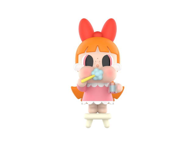 Pop Mart (เช็คการ์ด) Pop Mart Brushing Teeth Blossom (Crybaby X Powerpuff Girls Series Figures) - view 1