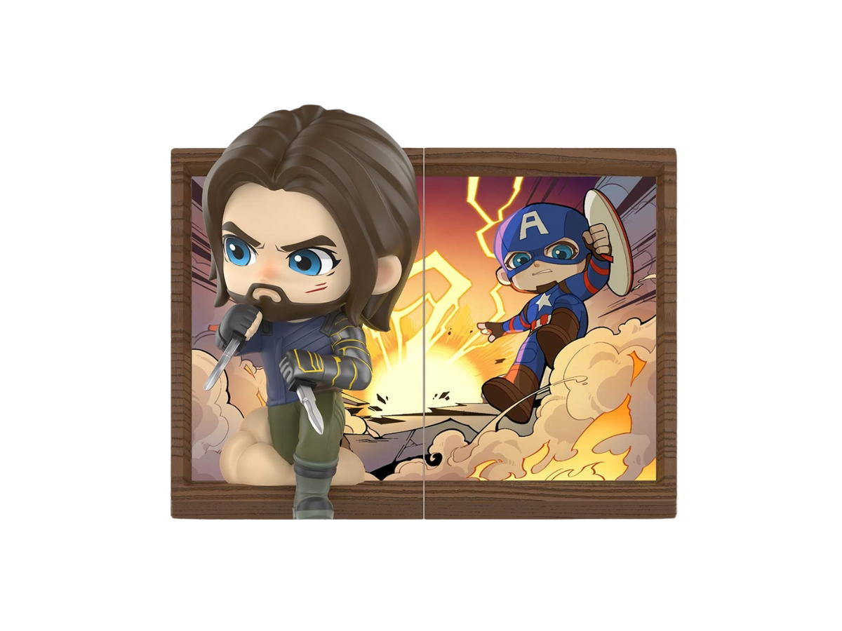 Pop Mart (เช็คการ์ด) Pop Mart Bucky (Marvel Photo Frame Series Figures)