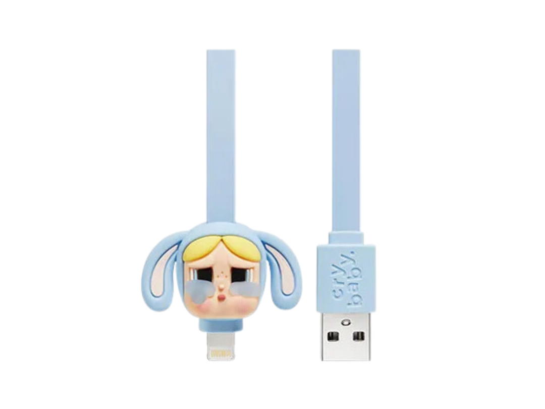 Pop Mart (เช็คการ์ด) Pop Mart Bunny Bubbles CRYBABY × Powerpuff Girls Series-Cable Blind Box