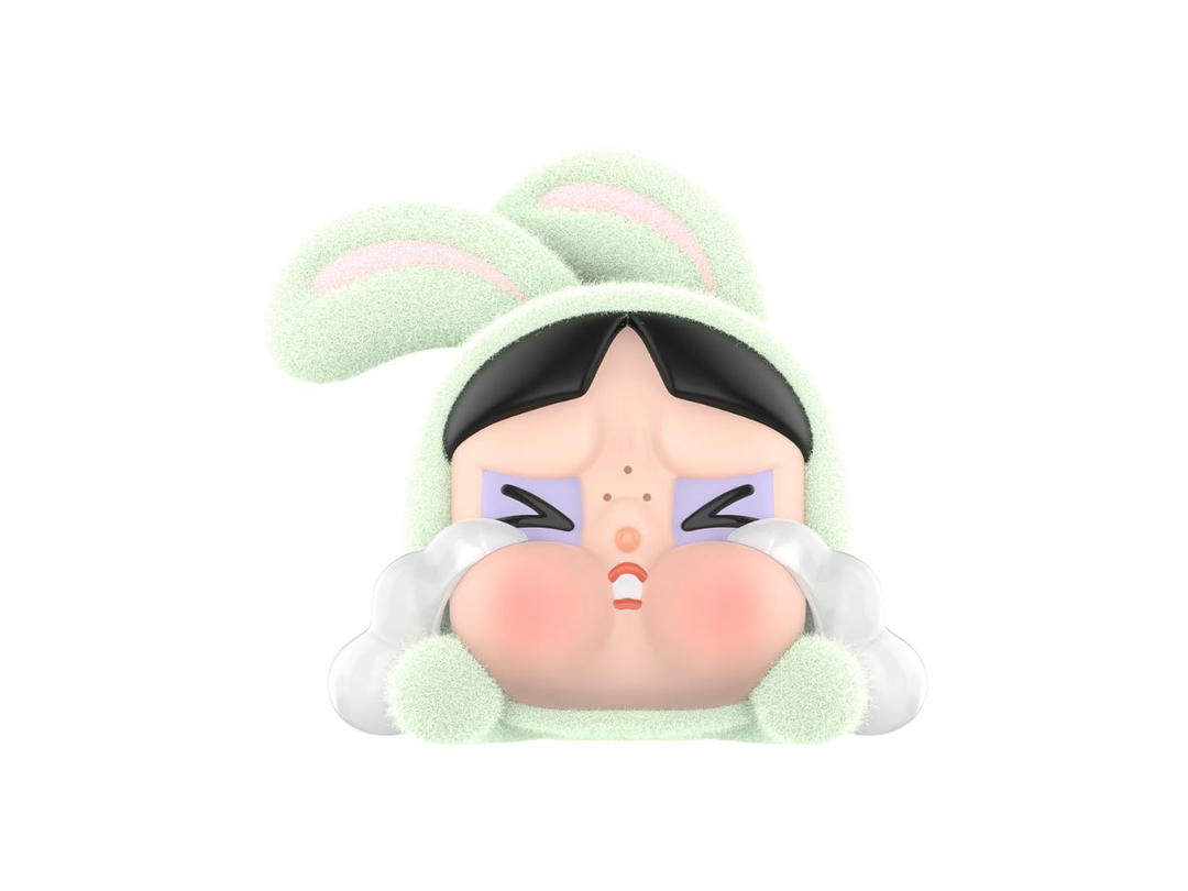Pop Mart (เช็คการ์ด) Pop Mart Bunny Buttercup (Crybaby X Powerpuff Girls Series Figures)